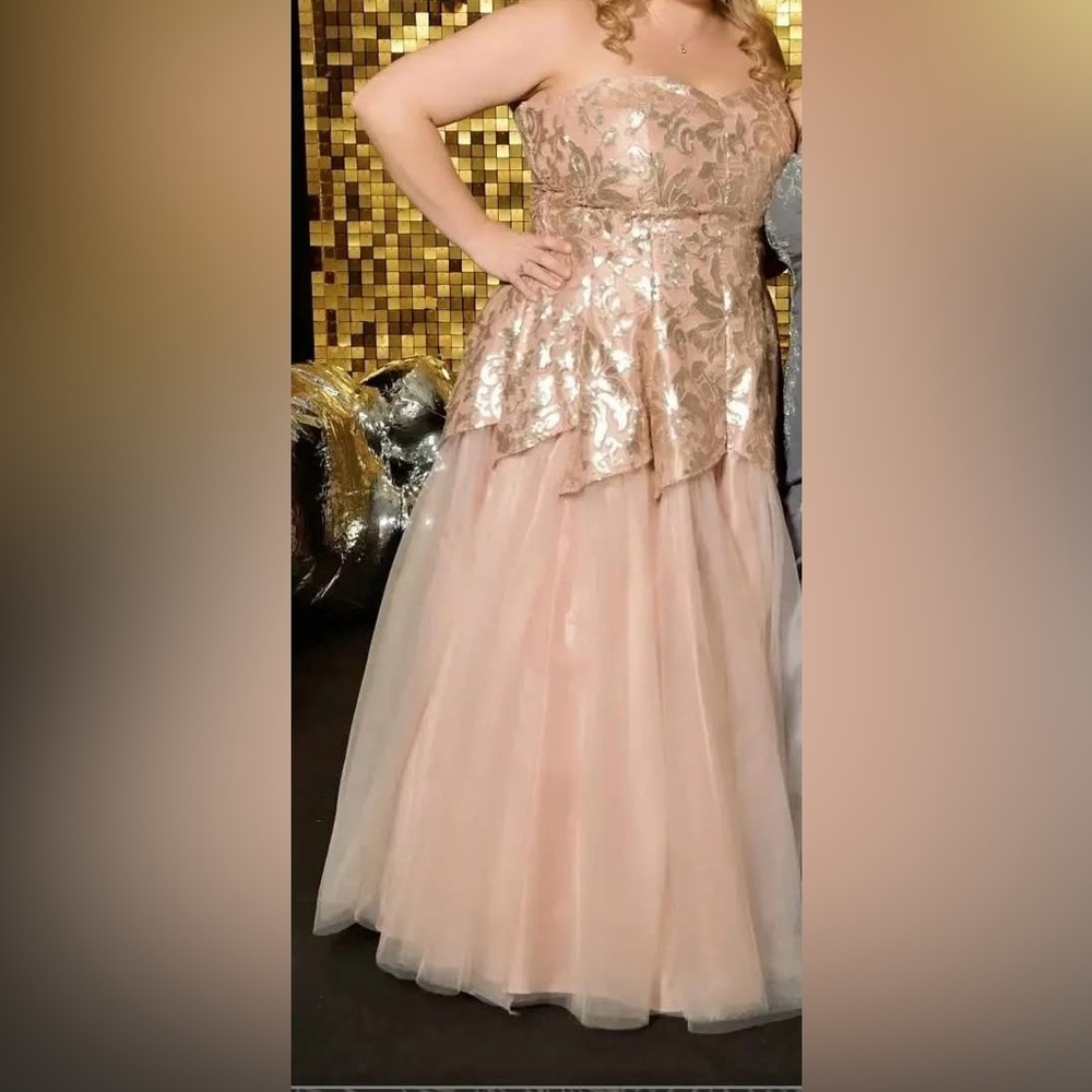 Deb sequin tulle ball gown Glinda dress